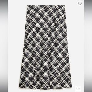 JCrew Gwyneth Slip Skirt in Berkshire Plaid size XXL